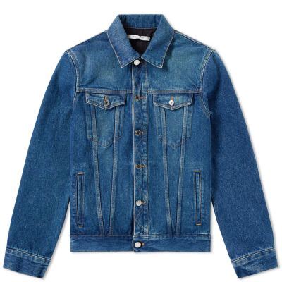 Givenchy Washed Denim Jacket Washed Indigo